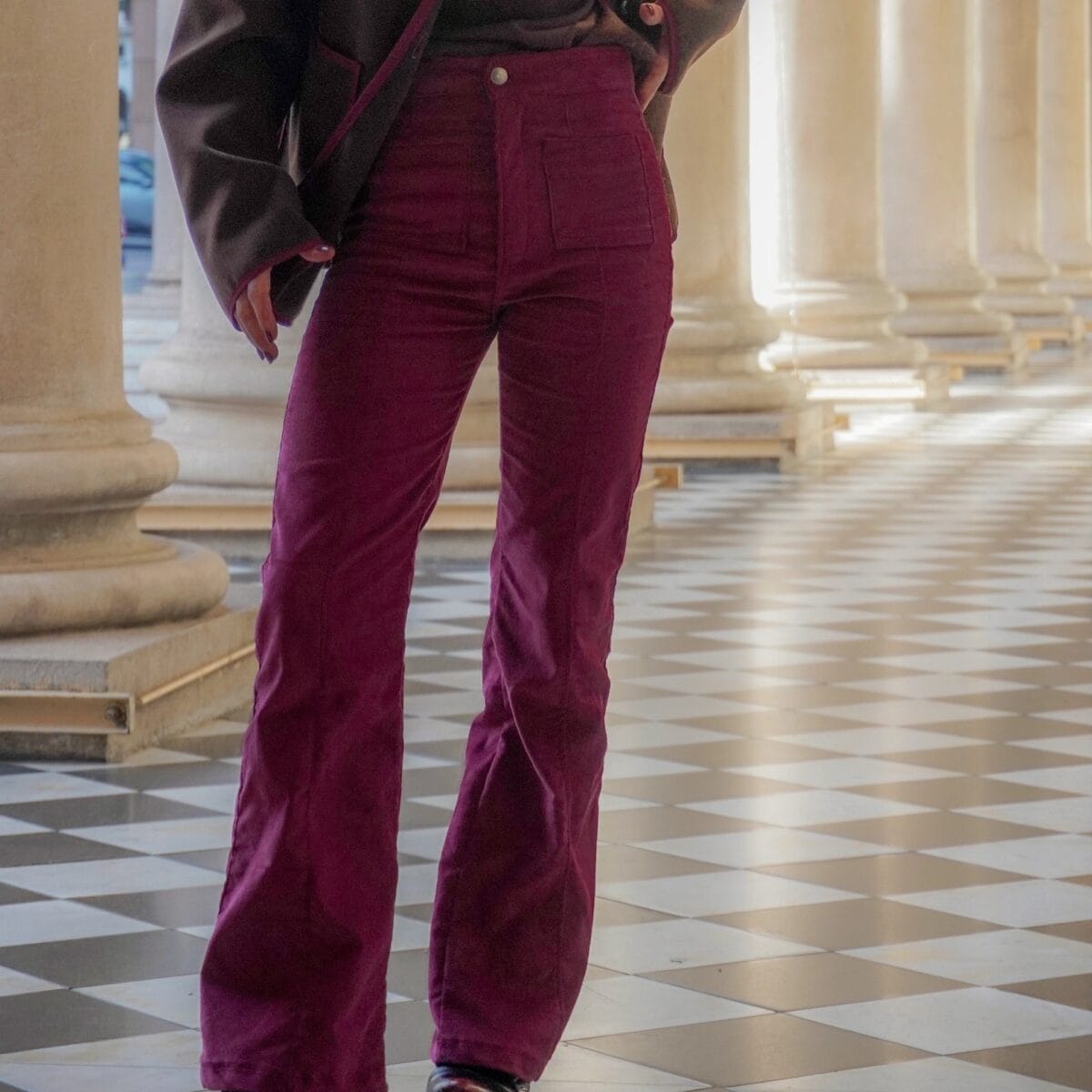 Lyon Pant - Bordeaux